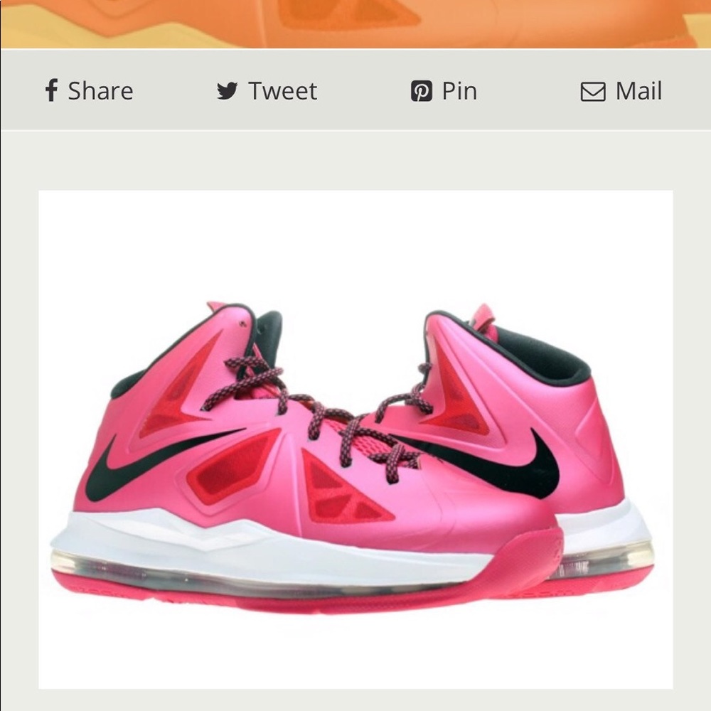 Nike Kids Sneakers - Pink and Black